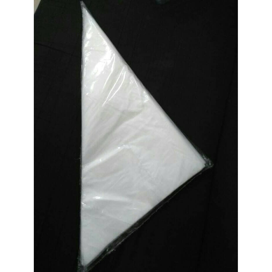 Kantong Plastik Segitiga Jumbo / Piping Bag Jumbo - 100 pcs