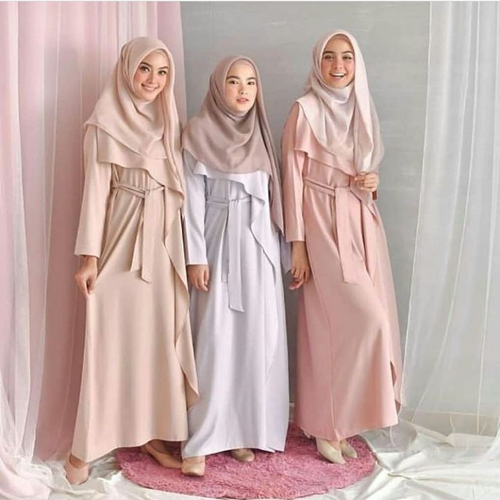 KEMBARAN DRESS Wanita Balotely Baju Panjang Gamis Hijab ...