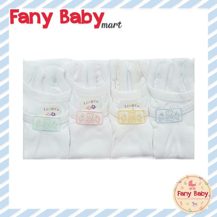 LIBBY POLOSAN SINGLET NEWBORN ISI 4 PCS