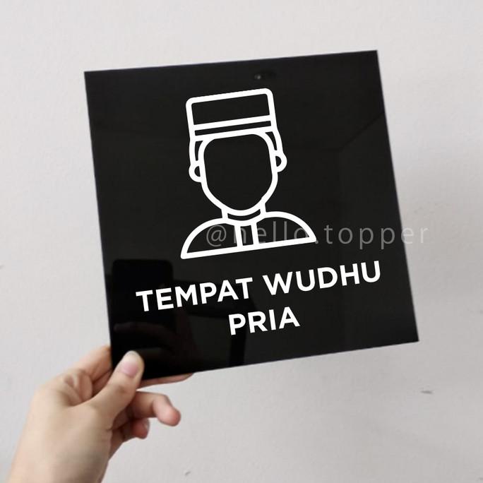 

Sign Board | Tempat Wudhu Pria Modern Akrilik 20x20 Printed helloto99 dijamin