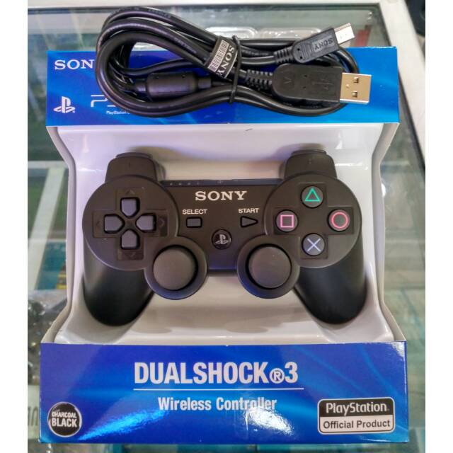 Stik Stick PS3 Wireless Dualshock DS3 Controller OP Hitam