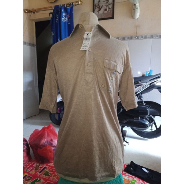 kaos kerah cowok PL second