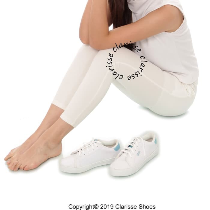 HD SEPATU WANITA KETS SNEAKER PLAIN POLOS BEST SELLER MURAH - BIRU DAN PINK