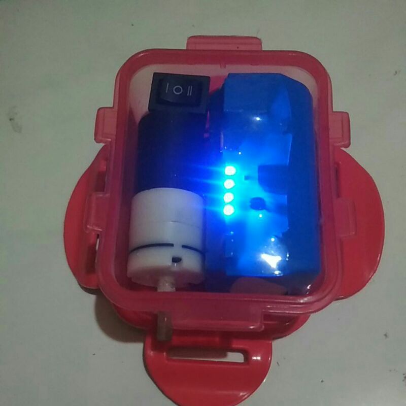 aerator baterai bisa cas ulang,durasi 30  jam