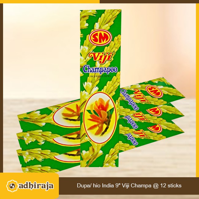 Dupa/ Hio Wangi Harum India 9" Viji Champa @ 12 Sticks