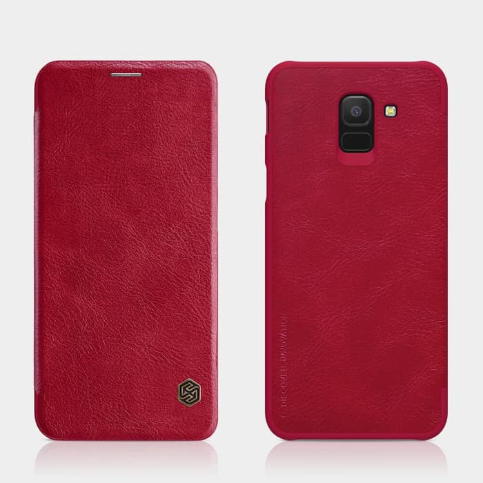 Flip Cover SAMSUNG Galaxy J6 Flip Nillkin Qin Leather Flip Case Original