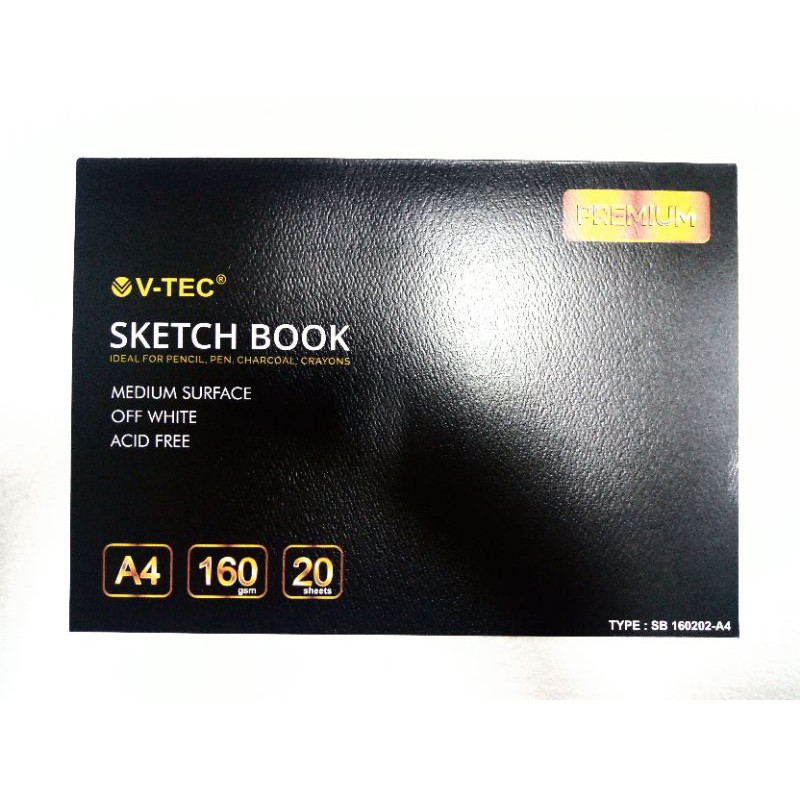 

V-Tec Sketch book A4 Premium 160 gsm