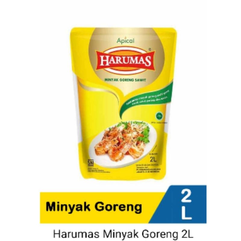 

Harumas miyak goreng 2L 1 dus