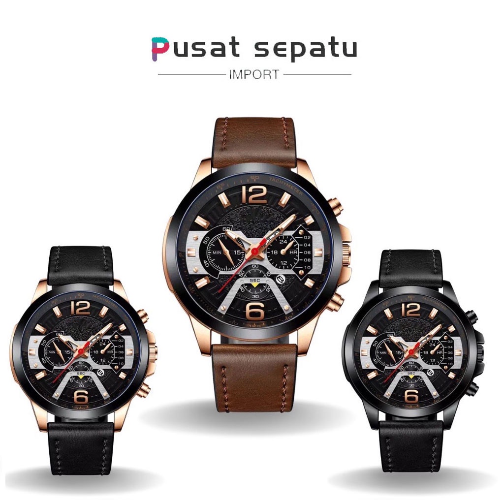 [ FREE BOX ] Jam Tangan Pria FNGEEN Sport Watch Kasual Premium Quality Waterprof Import 1005