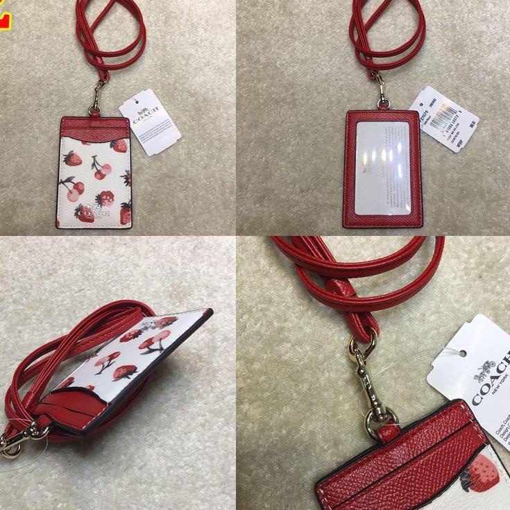 

Bagus Dipakai.. card holder / Coach F65573 original/ Kartu kerja /tag / lanyard/ name tag holder/ID Card holder