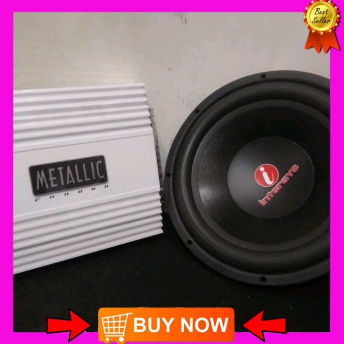 Paket murmer.power metalik 4chenel and subwoofer intersys 12inch.audio mobil murmer