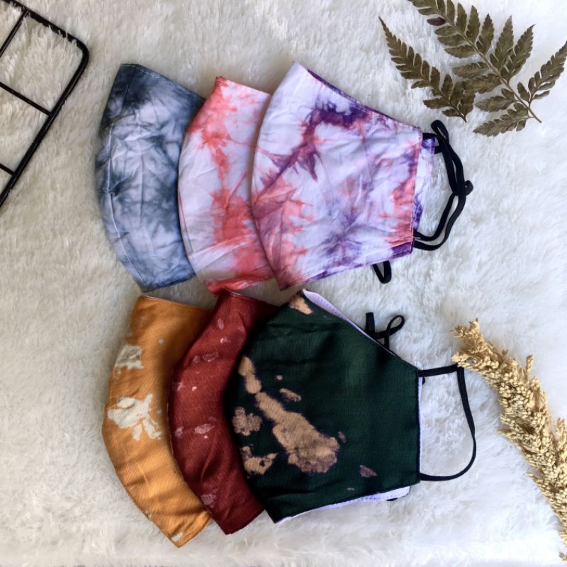 Masker Kain Tie Die