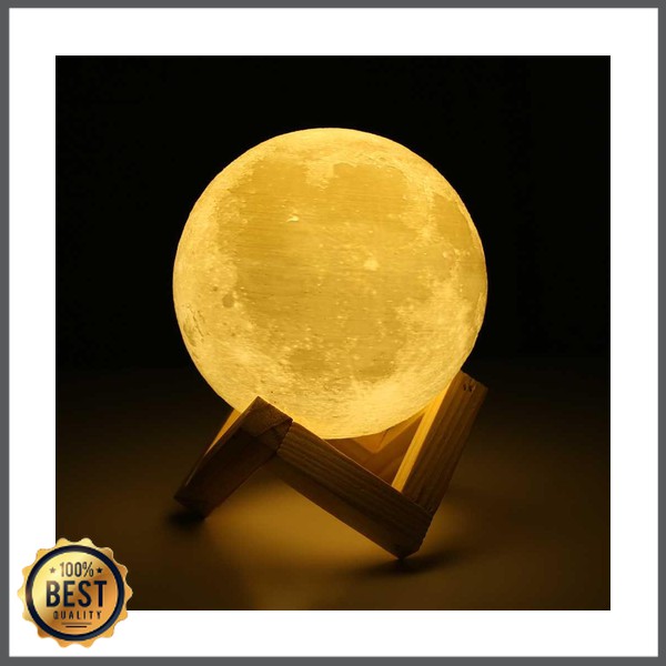 TG-DG211 TaffLED Dekorasi Rumah Lampu Tidur Bulan 3D Moonlight 8cm - LD002701