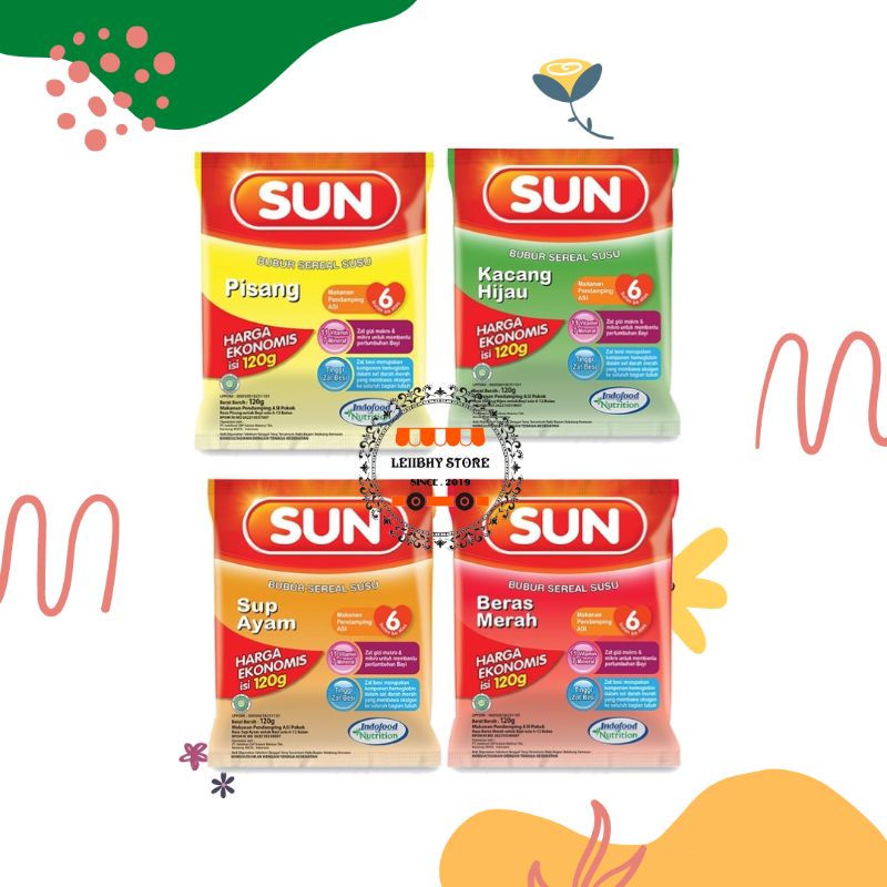 BUBUR SUN SEREAL SUSU SACET 120G