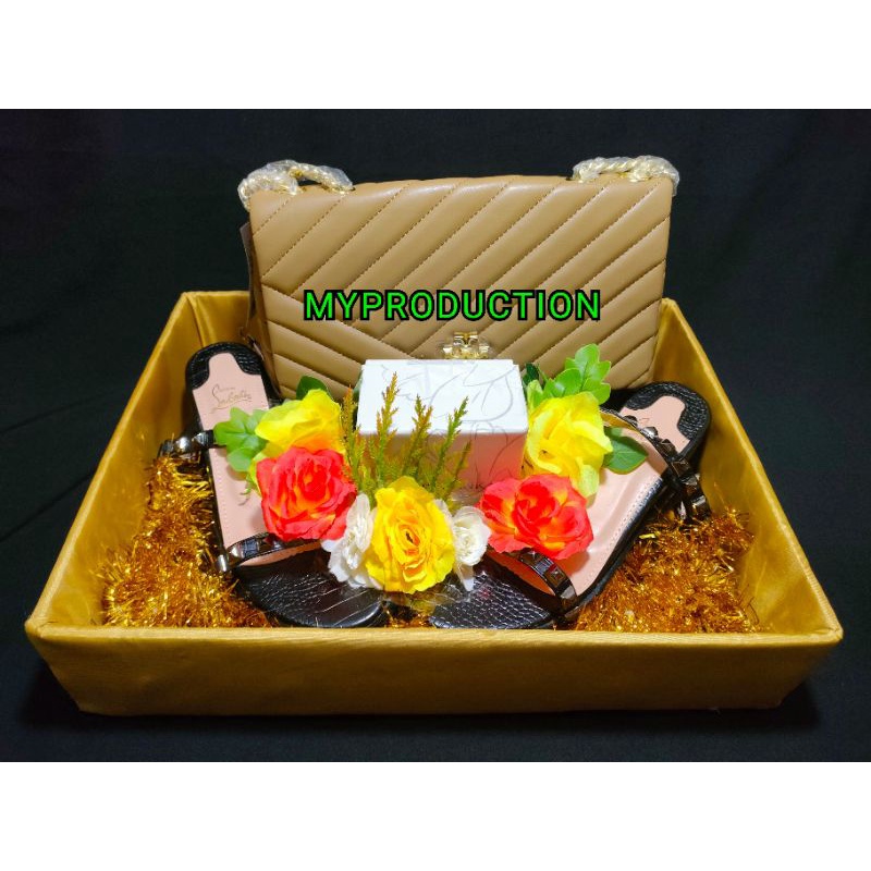 Jasa Hias Seserahan Murah Tas dan Sepatu