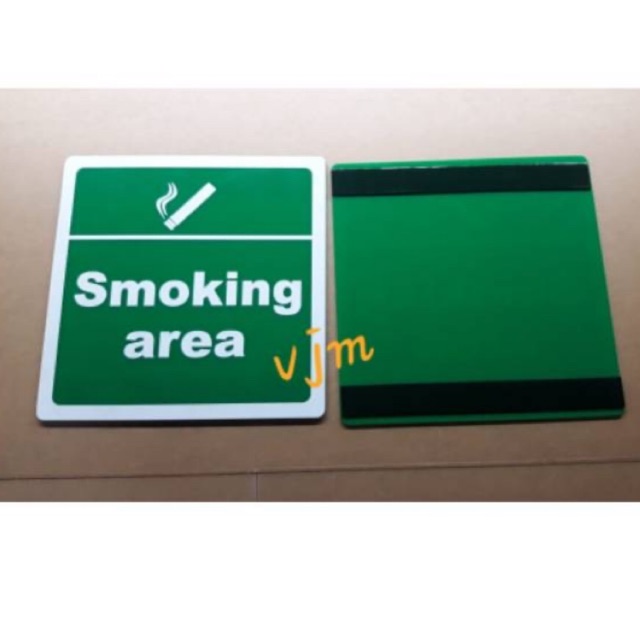 

Papan Nama Acrylic (SMOKING AREA 20x20cm)