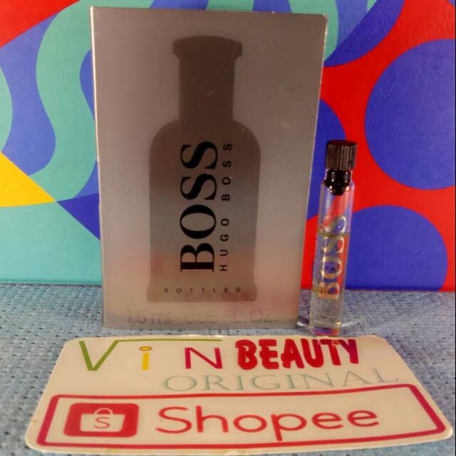 Vial Parfum OriginaL Hugo Boss Bottled EDT For Men Murah