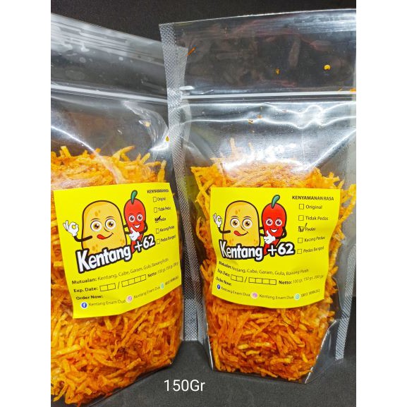 

Kentang Mustofa Pedas Manis 150 Gr