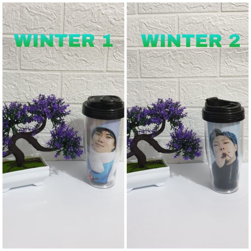 Botol Tumbler Kpop // Botol Minum BTS Edisi Winter 2020