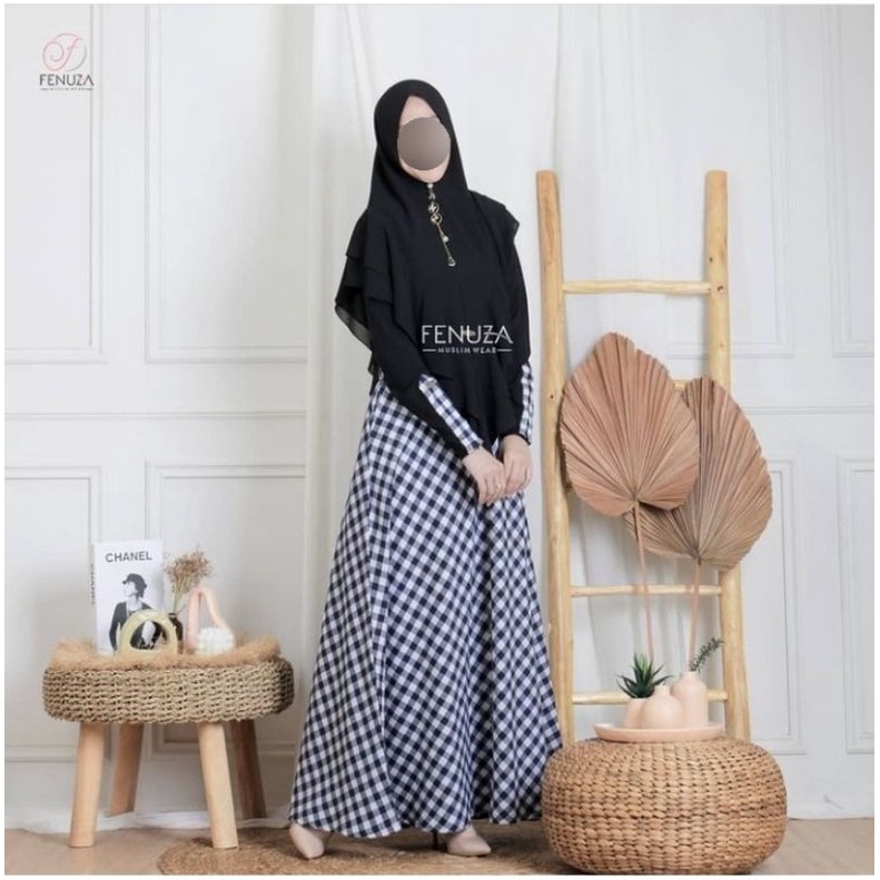 Gamis Freya BL 16 by Fenuza / Dress Flanel