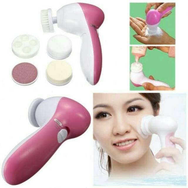 Facial 5in1 alat pembersih wajah