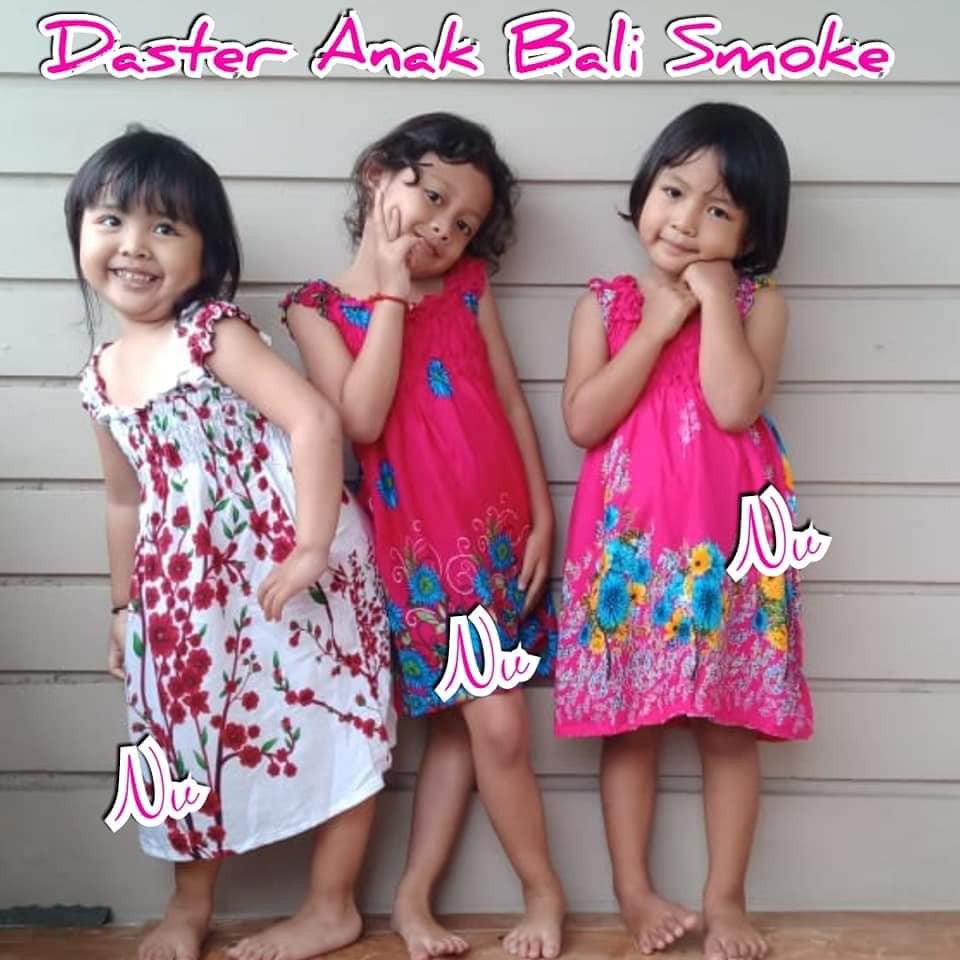 BAJU ANAK DRESS / ATASAN KERUT ( DASTER KERUT UMUR 1 - 3 TAHUN DAN 4 - 6 TAHUN )