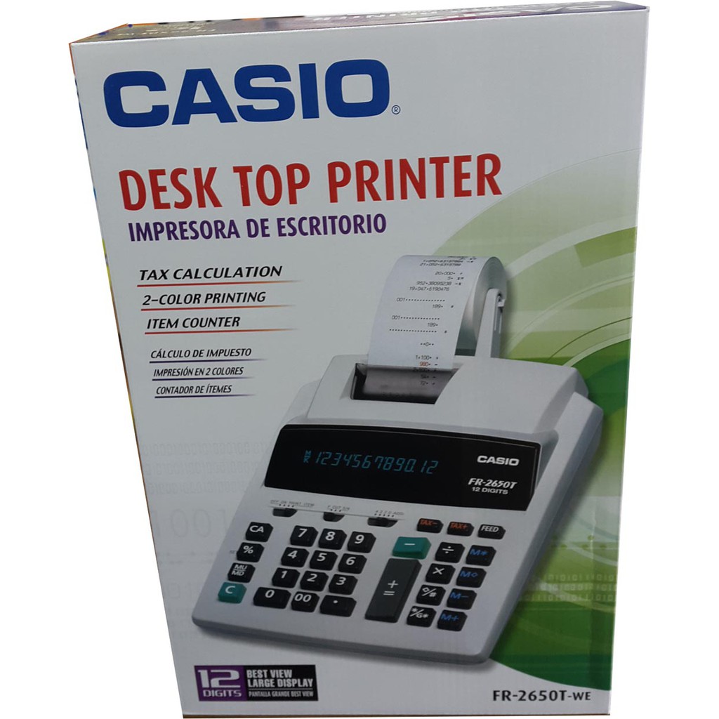 

Termurah Casio FR-2650T Printing Kalkulator Calculator Struk Kertas FR 2650 T