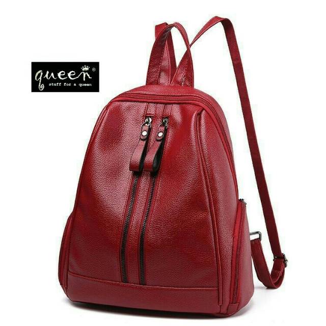 Tas Backpack Wanita Tas Zipper Backpack