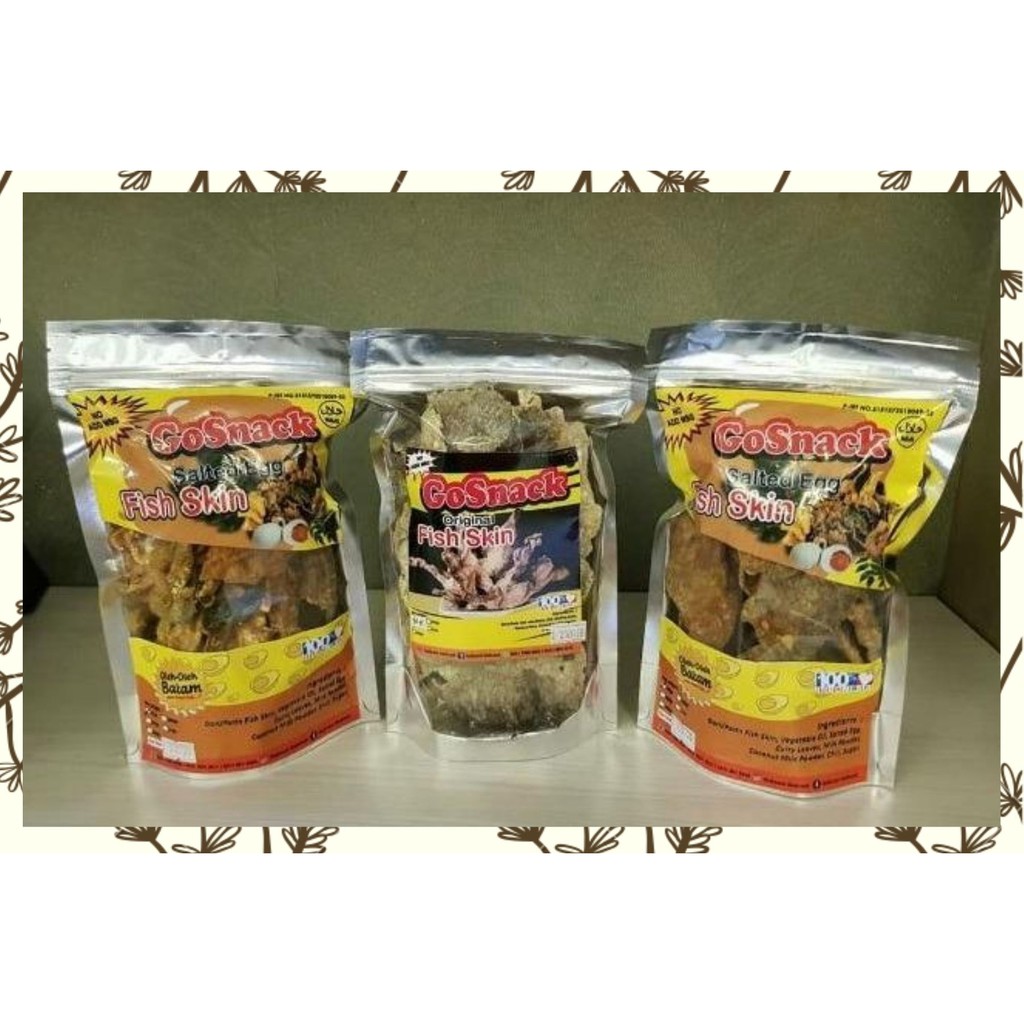 

Salted Egg Fish Skin snack GoSnack
