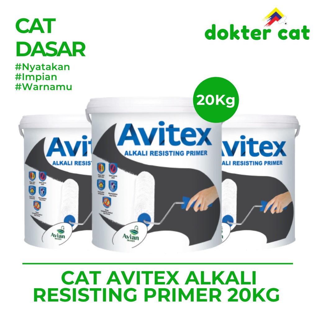 AVITEX ALKALI RESISTING PRIMER 20Kg / CAT DASAR / CAT  AVIAN / CAT AVITEX / CAT PRIMER / CAT DASAR P