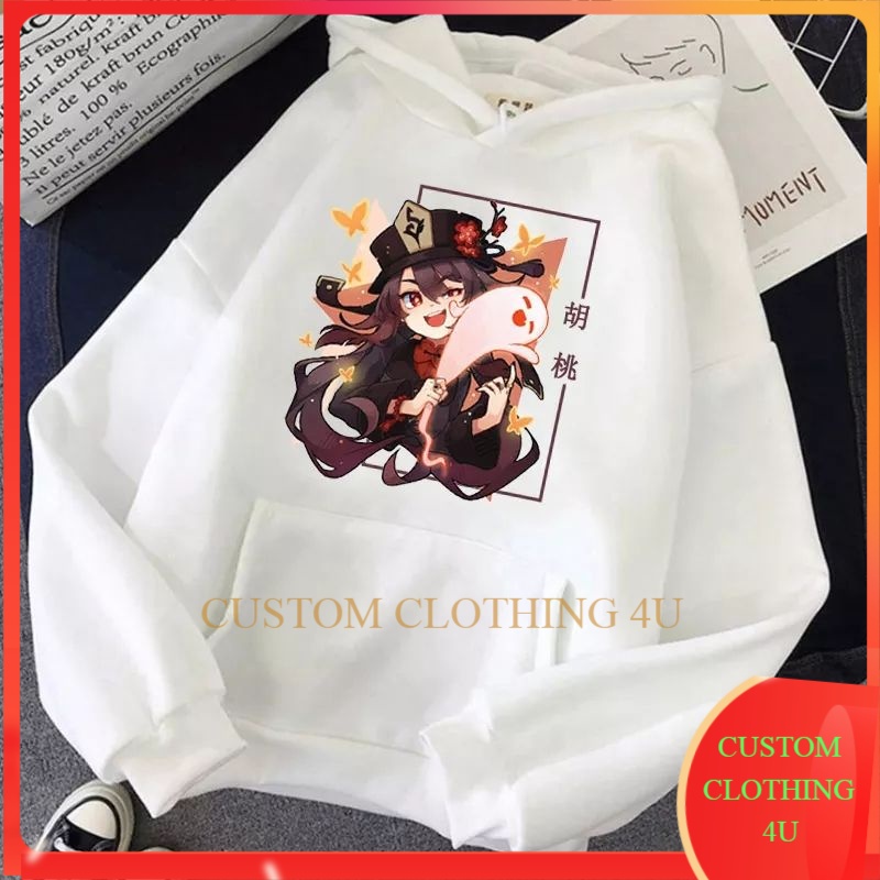 Hu tao Jaket Switer Hoodie Wibu Anime Hu tao Genshin impact