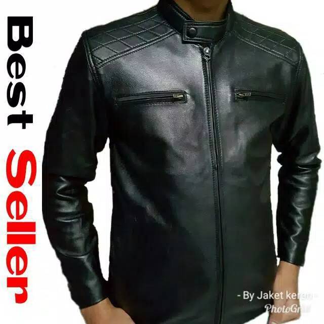 [TERBARU] Jaket Kulit Asli Garut Pria Cowok/ Jaket Anak Muda Kekinian/ Jaket Motor Kualitas Super