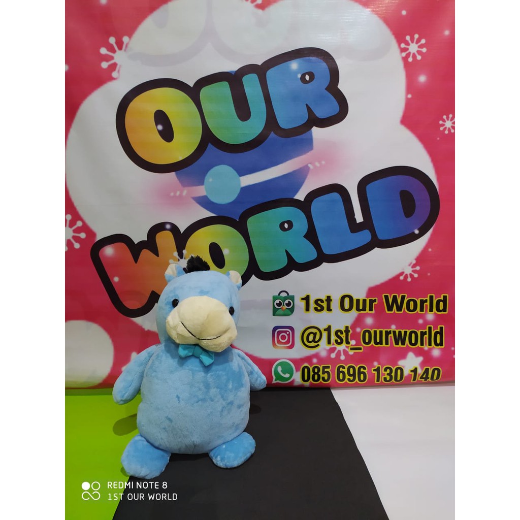 Boneka 400gr - Boneka Capit - Boneka Timezone - Blue Horse - Kuda Biru
