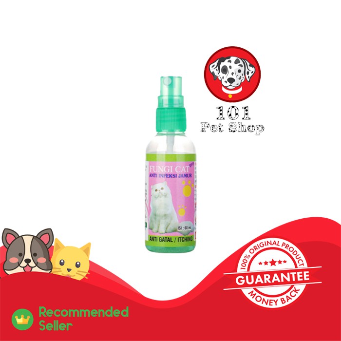 FUNGI CAT 60 ML - Obat Anti Jamur Spray Kucing