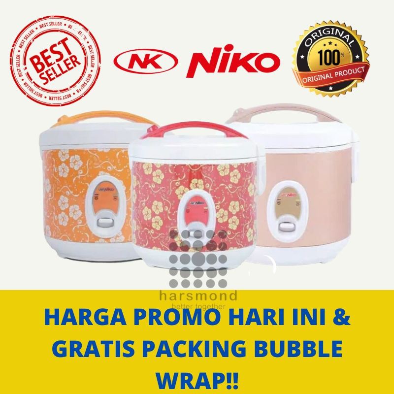 PROMO TERMURAH.!! RICE COOKER NIKO MEJIKOM PENANAK NASI 1,2L MAGICOM PREMIUM AWET&amp;TAHAN LAMA! R11