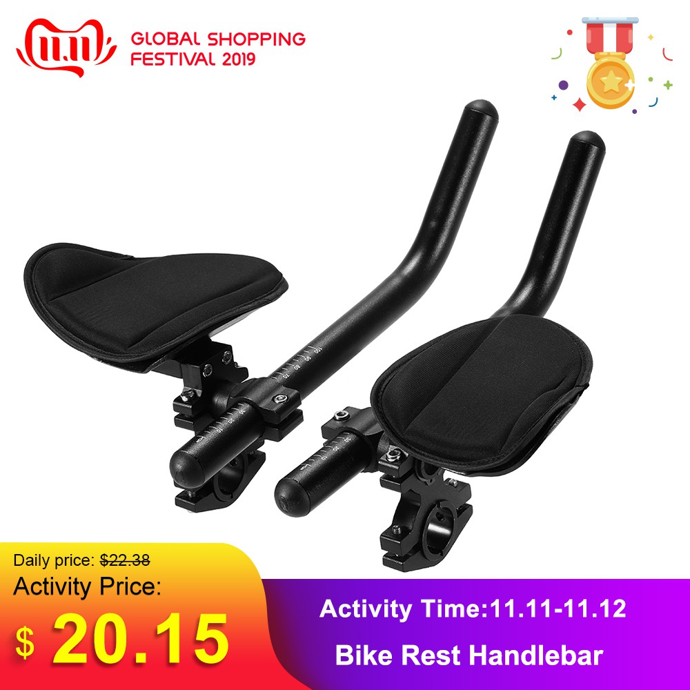 Import Cycling Bike Rest Handlebar Aero Bar Bicycle Relaxation Handle Bar Triathlon MTB Road Bike