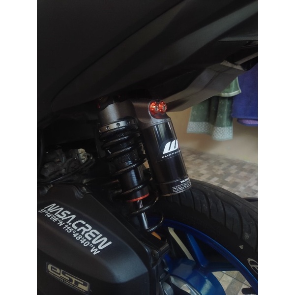 Shockbreaker ALDOUS RACING Extreme Tabung Atas Mio Vario Scoopy Fino SHOCK 310/330MM FOR SEMUA MOTOR MATIC VARIO110/125/150 fino Mio beat fi scoopy new Beat karbu Scoopy fi dll