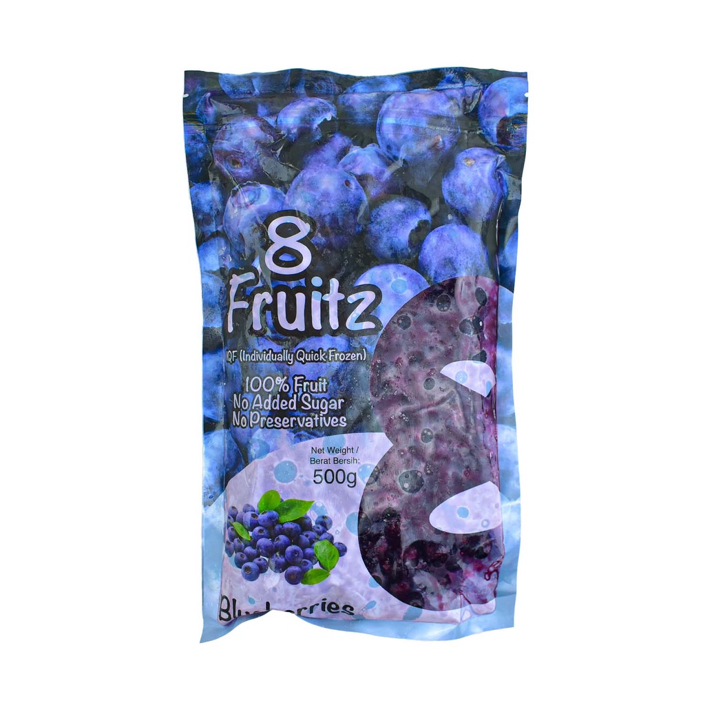 Frozen IQF Blueberry / Blueberry Beku 500 Gr