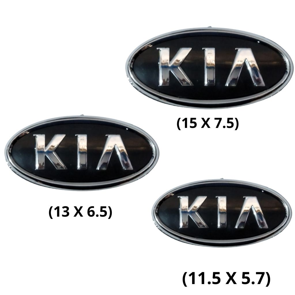 EMBLEM LOGO MOBIL HITAM KIA