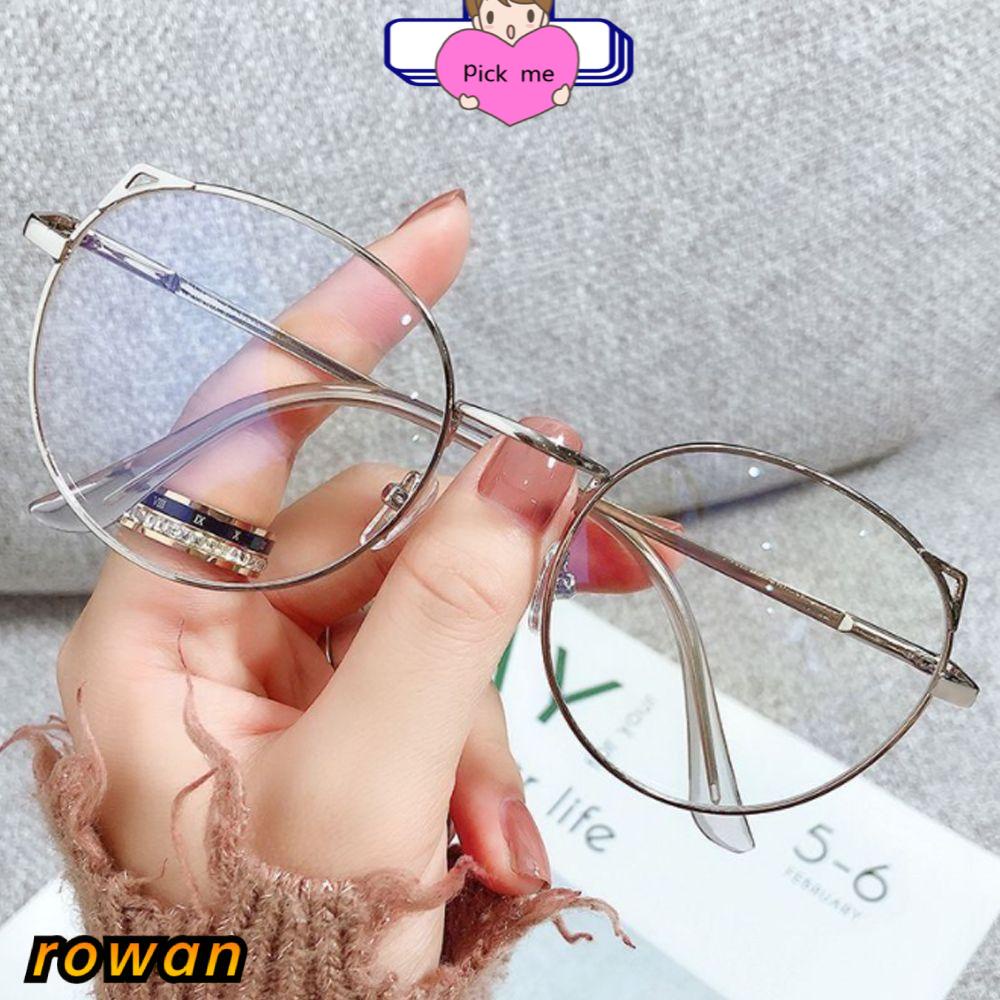 Kacamata Myopia Portable Flexible Ultra Ringan Bentuk Telinga Kucing Bahan Metal Untuk Pria Dan Wanita