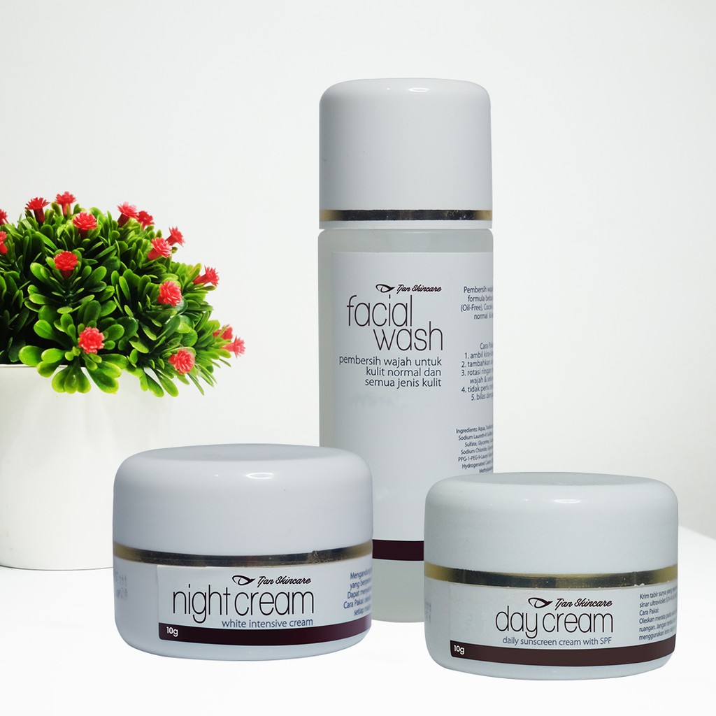 Promo 11.11  Cream Wajah Pemutih Aman BPOM Terlaris Terbaik Tjan Skincare