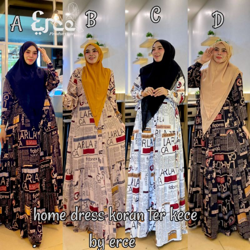 GAMIS HOME DRESS KORAN TERKECE BY ERCE