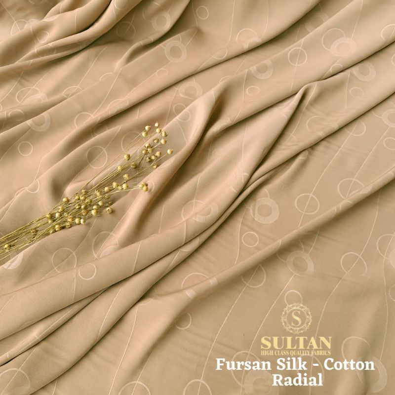 Kain abaya sultan fursan silk lebar 150 cm dengan kepekatan formal black