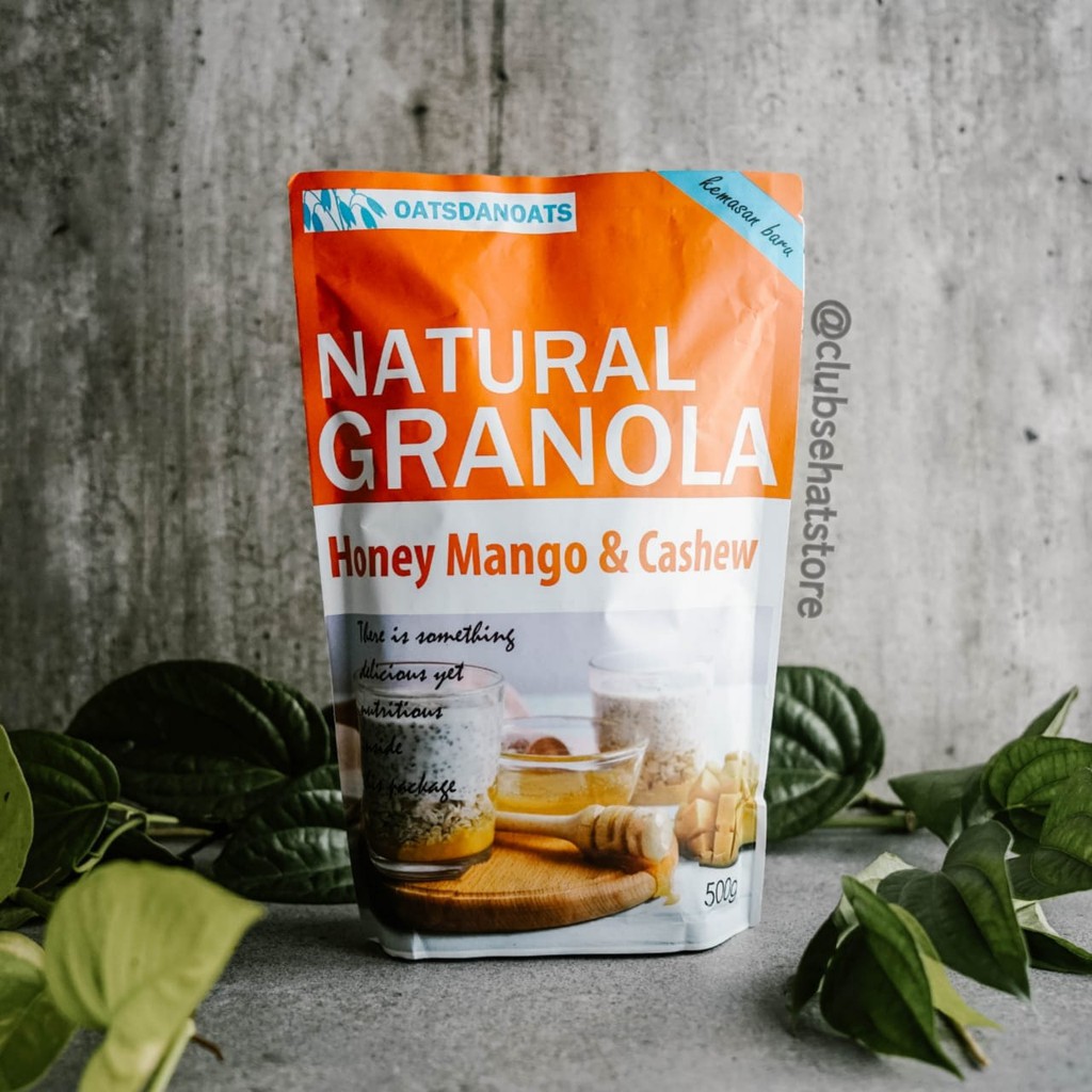 

Oatsdanoats - Granola Honey Mango Cashew 500gr