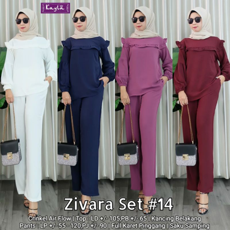 ZIVARA SET 14 • ORI BY KAYLA (BISA COD)