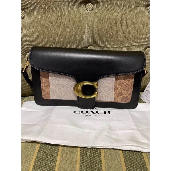 Tas coach Tabby shoulder sign Black