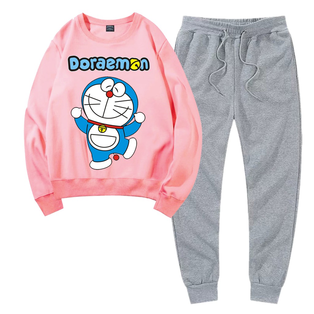 BESS - Baju Setelan Wanita Murah / Setelan Sweater + Jogger Abu - DORA DANCE