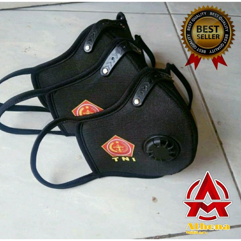 Masker TNI POLRI ventilator premium | Masker coroma | Masker TNI | masker POLRI