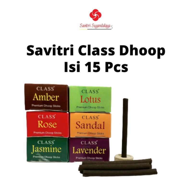 Dupa India Savitri CLASS Premium Dhoop Isi 15 Pcs