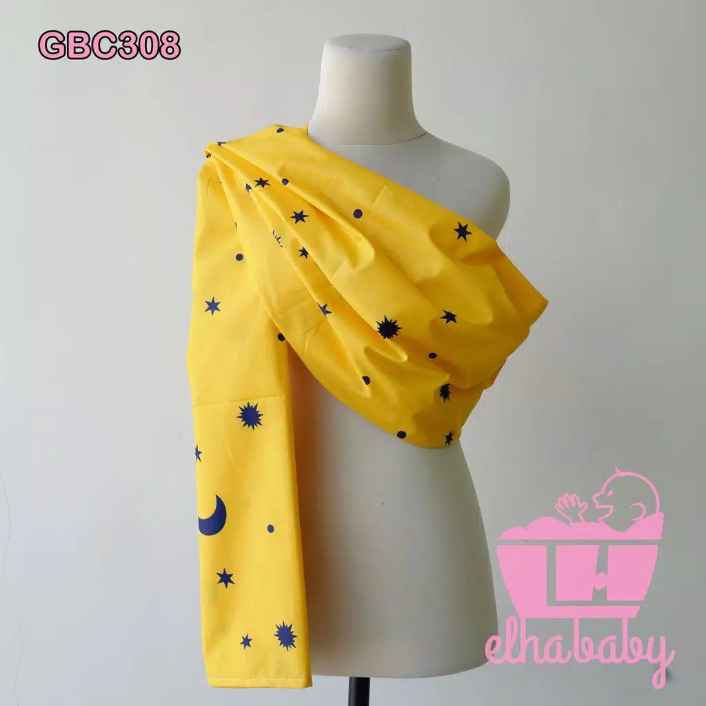 Elha Baby Gendongan Cukin Karakter| Kain Gendong Karakter| Jarik Modern Ukuran 80x 240 cm motif